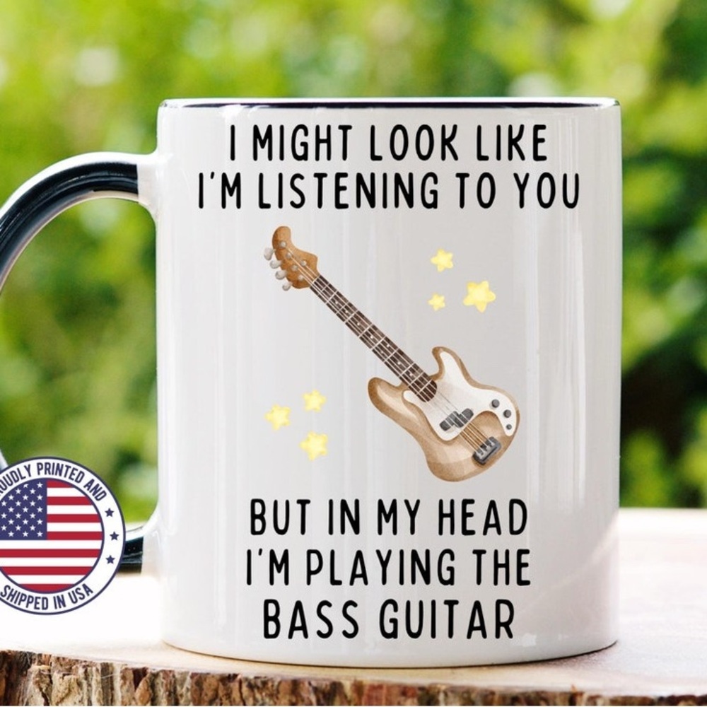 Coffee Mug for your Bass guitar enthusiasts.